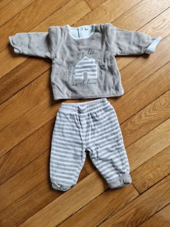 Ensemble bébé molletonné