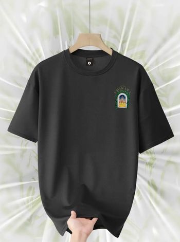 T-shirt Casablanca noir