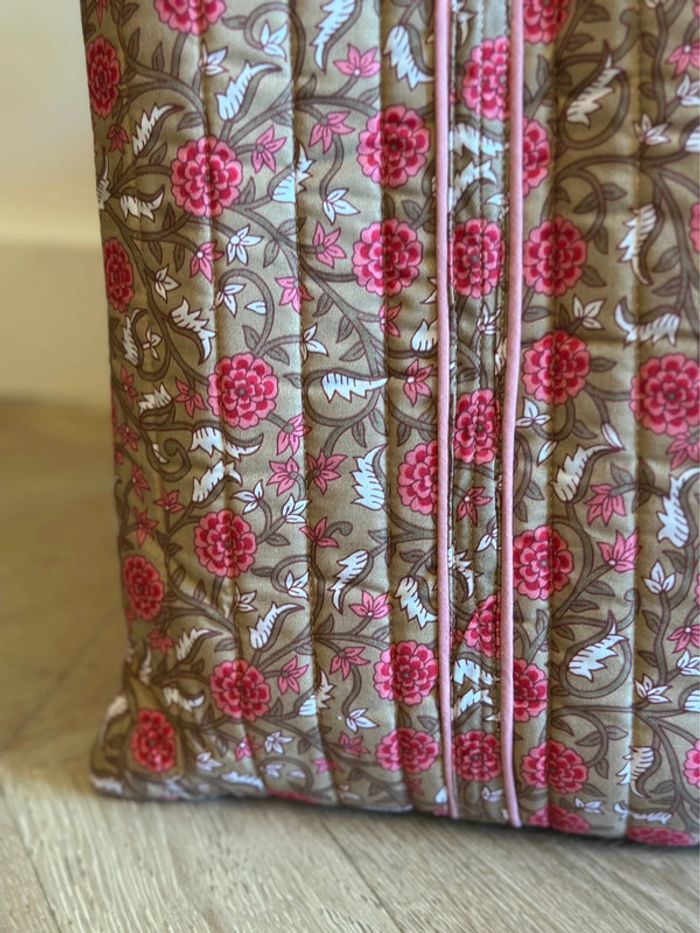 🌸 Sac cabas matelassé fleuri – Bloom Paris - photo numéro 3