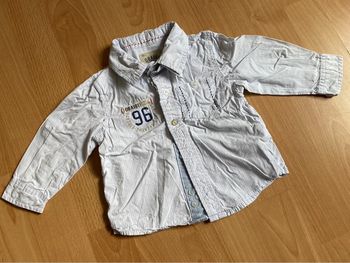 Jolie chemise à carreaux ML Obaïbi T. 12 mois/74 cm garçon TBE