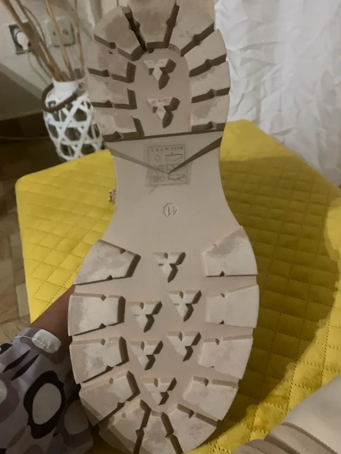 Bottines Merey Scott taille 41 crème très bon état - photo numéro 9