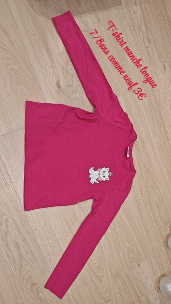 T-shirt manche longue 7/8ans