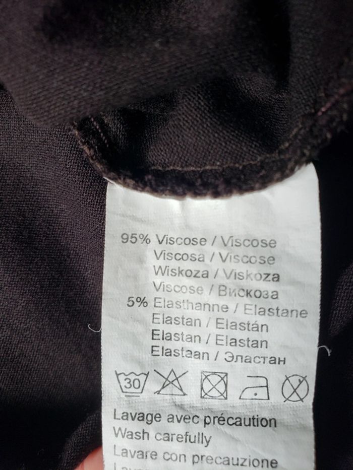 Débardeur fluide marron taille XS - photo numéro 3