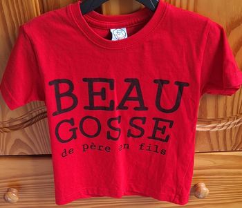Tee-shirt rouge 2 ans