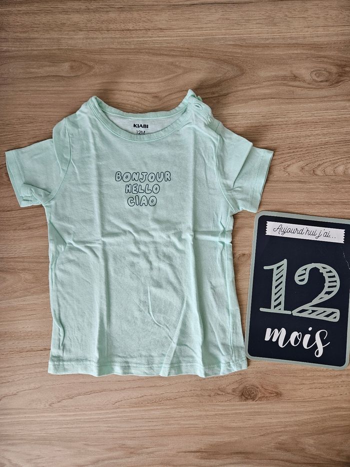 Lot t-shirt 12 mois - photo numéro 2