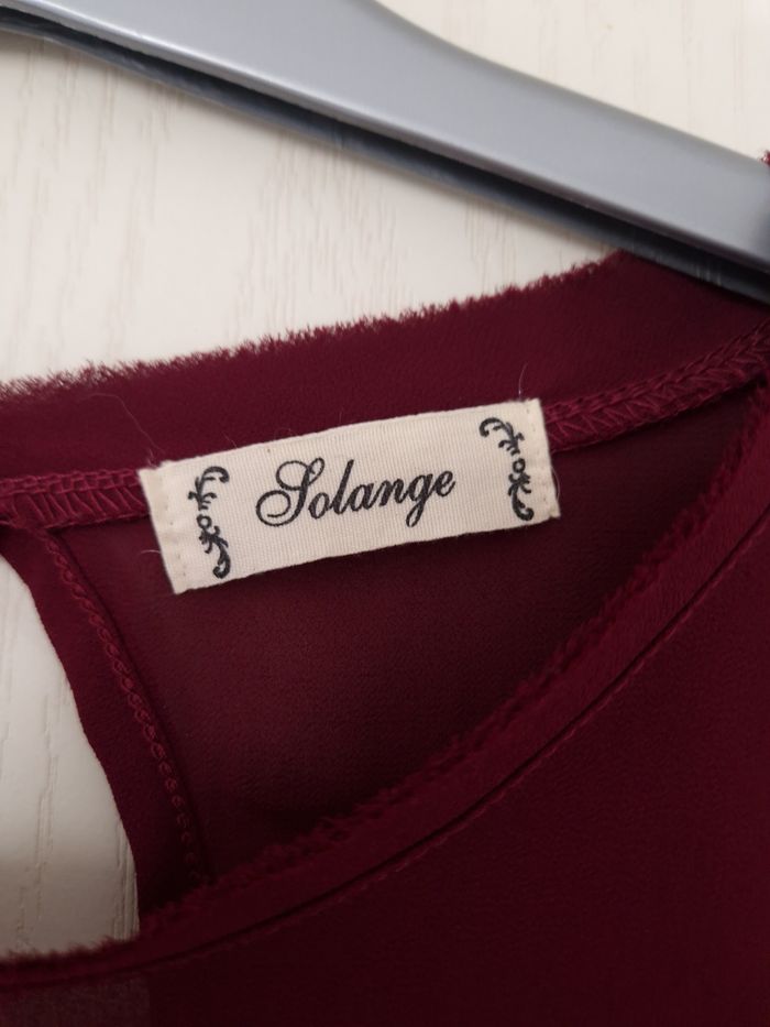 Débardeur bordeaux femme Solange taille S/36 - photo numéro 5