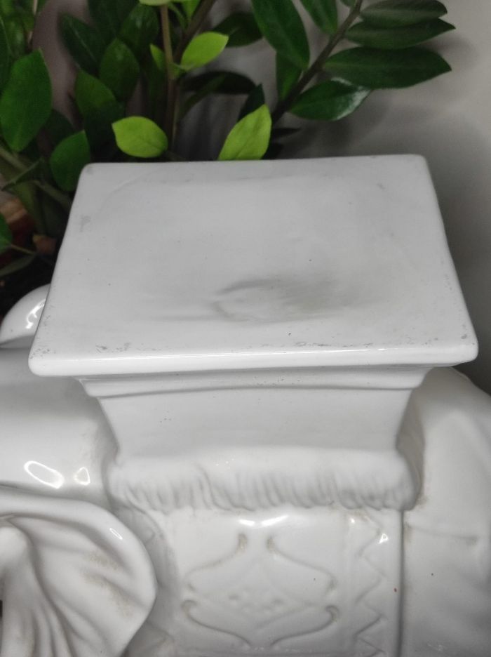 Sellette éléphant céramique vernissé - photo numéro 3