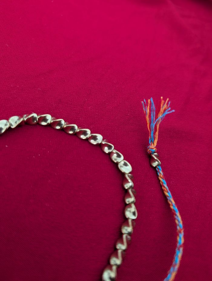 Bracelet bohème géométrique en corde - photo numéro 5