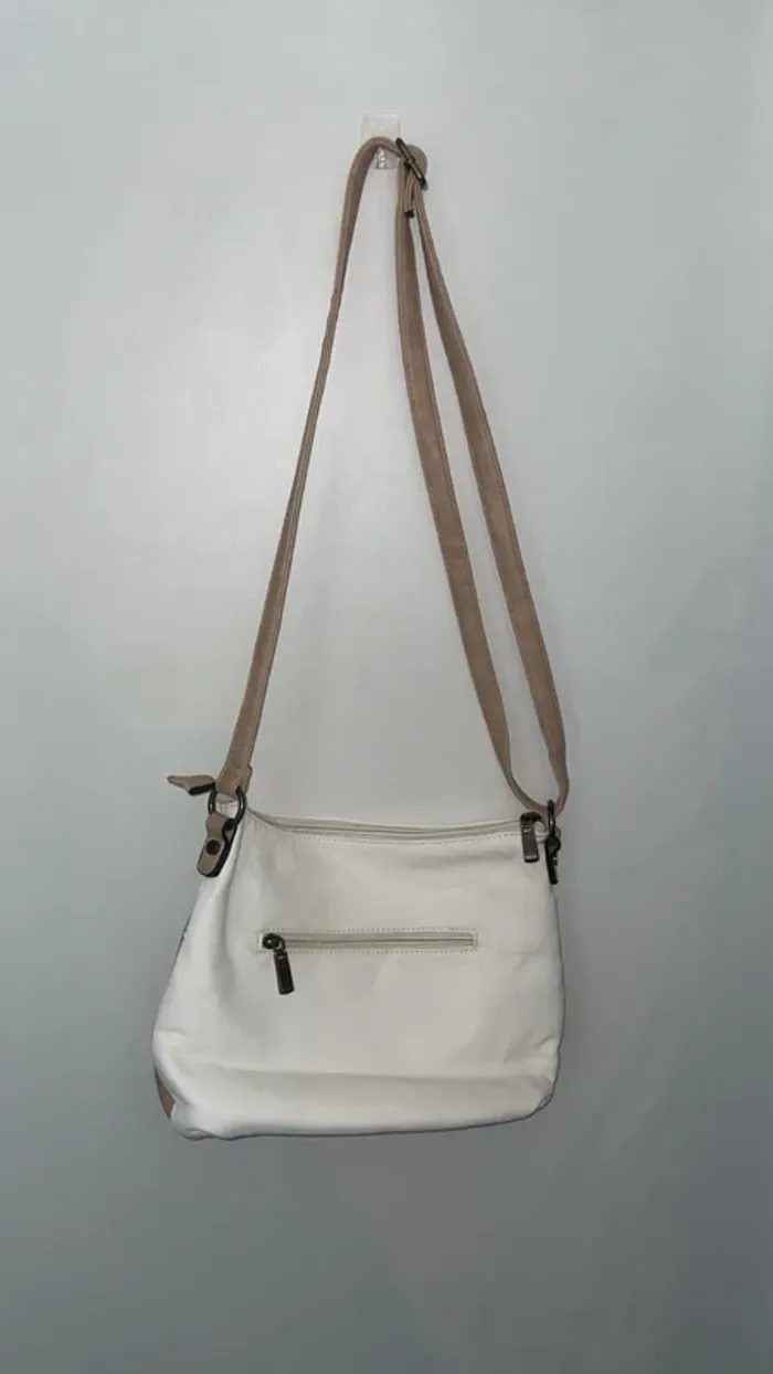 Sac à main bandoulière tricolore pailleté - photo numéro 2