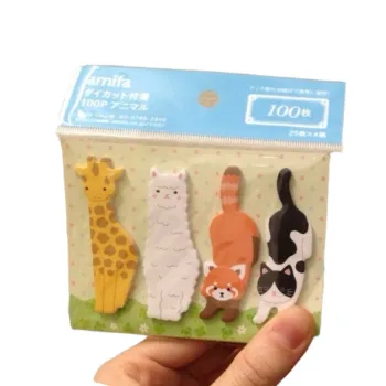 x100 bloc-notes adhésifs Amifa motif animaux Neuf