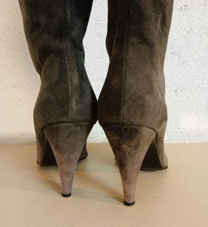 đ€ Bottes en daim Bazile â Made in Italy â T. 37,5 â TrĂšs bon Ă©tat - photo numĂ©ro 10
