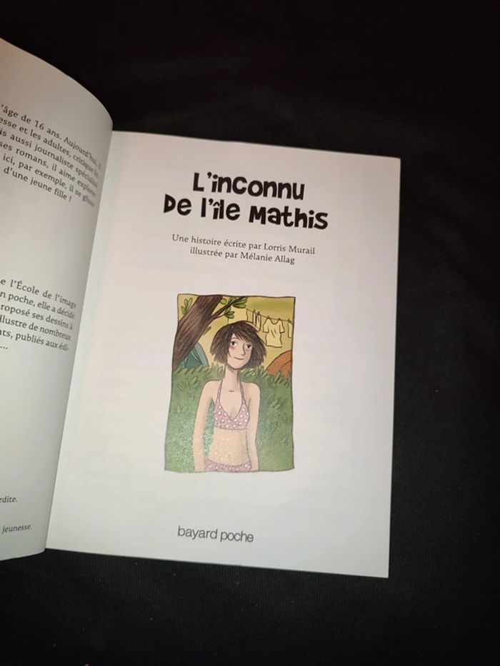 Livre l'inconnu de L'île Mathis - photo numéro 4