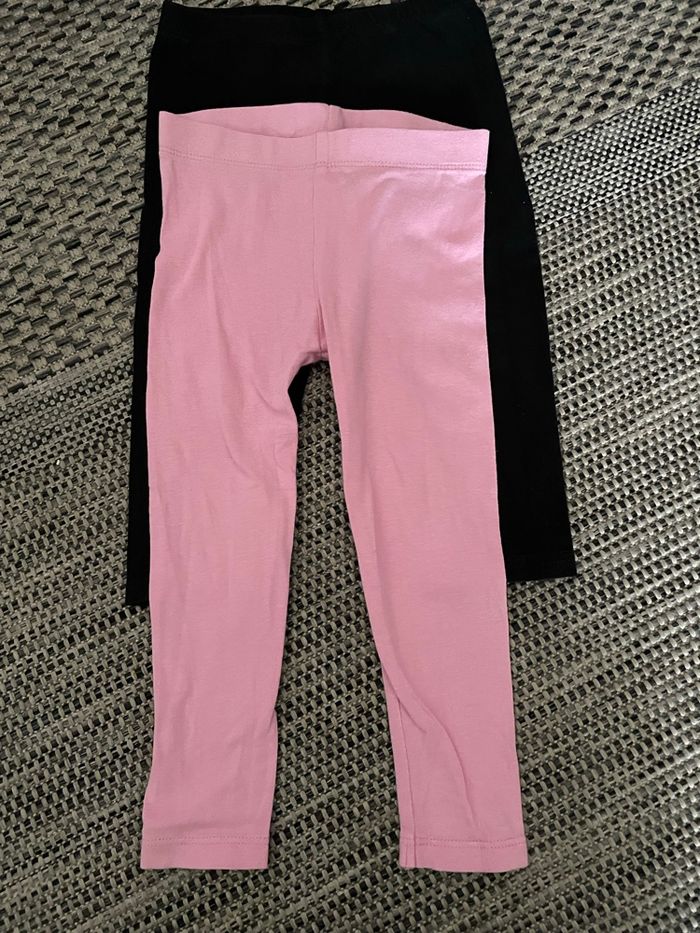 Lot 4 leggings Fille -18M- - photo numéro 7