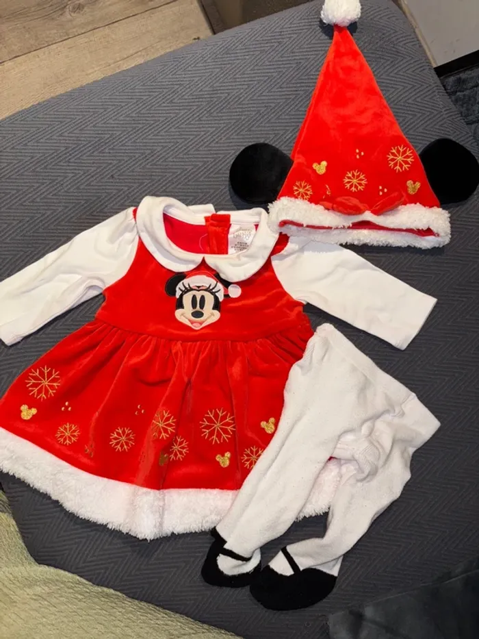 Robe Minnie Noël bébé