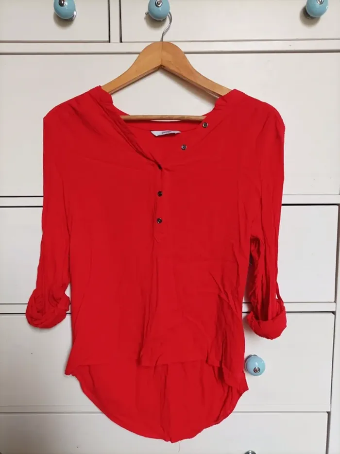 Chemise rouge T36