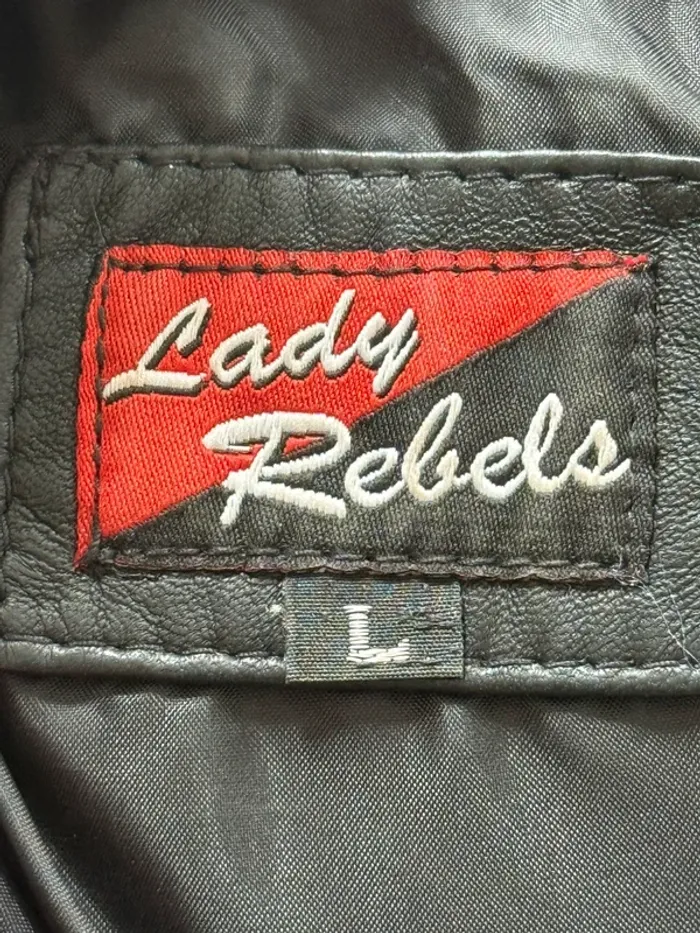 Robe sans manches en cuir véritable - Taille L - Lady Rebels - photo numéro 5