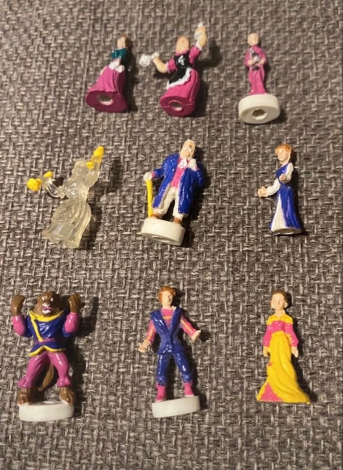 Lot figurines La Belle et la Bête - photo numéro 2