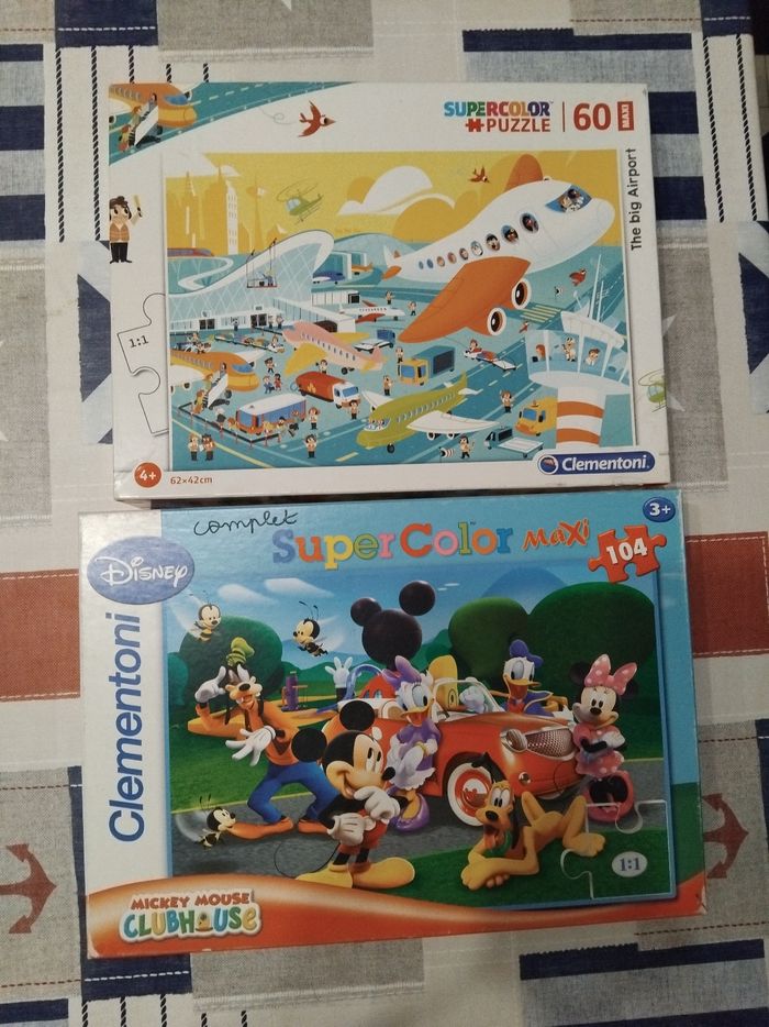 Lots 9 puzzle très bonne état - photo numéro 3