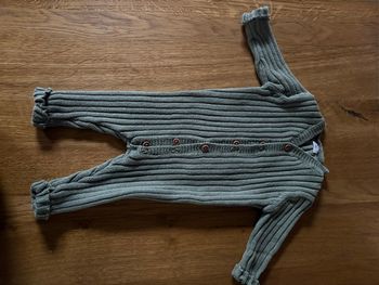 Grenouillère verte 56cm