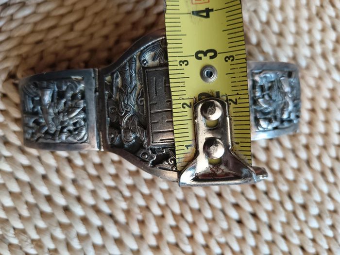 Vintage | Bracelet d'Indochine ancien argent 800 - photo numéro 13