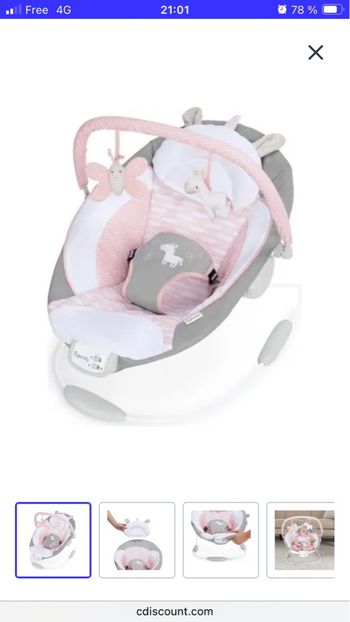 Transat vibrant bébé