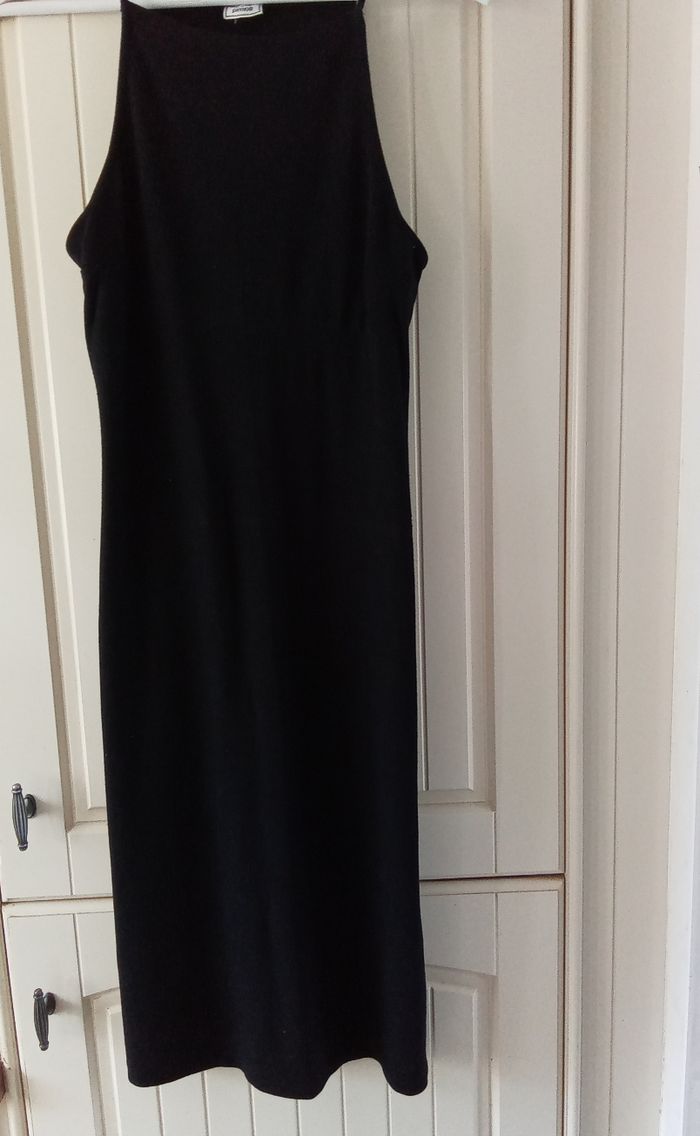 Robe noire longue à bretelles Pimkie taille 40 - photo numéro 2