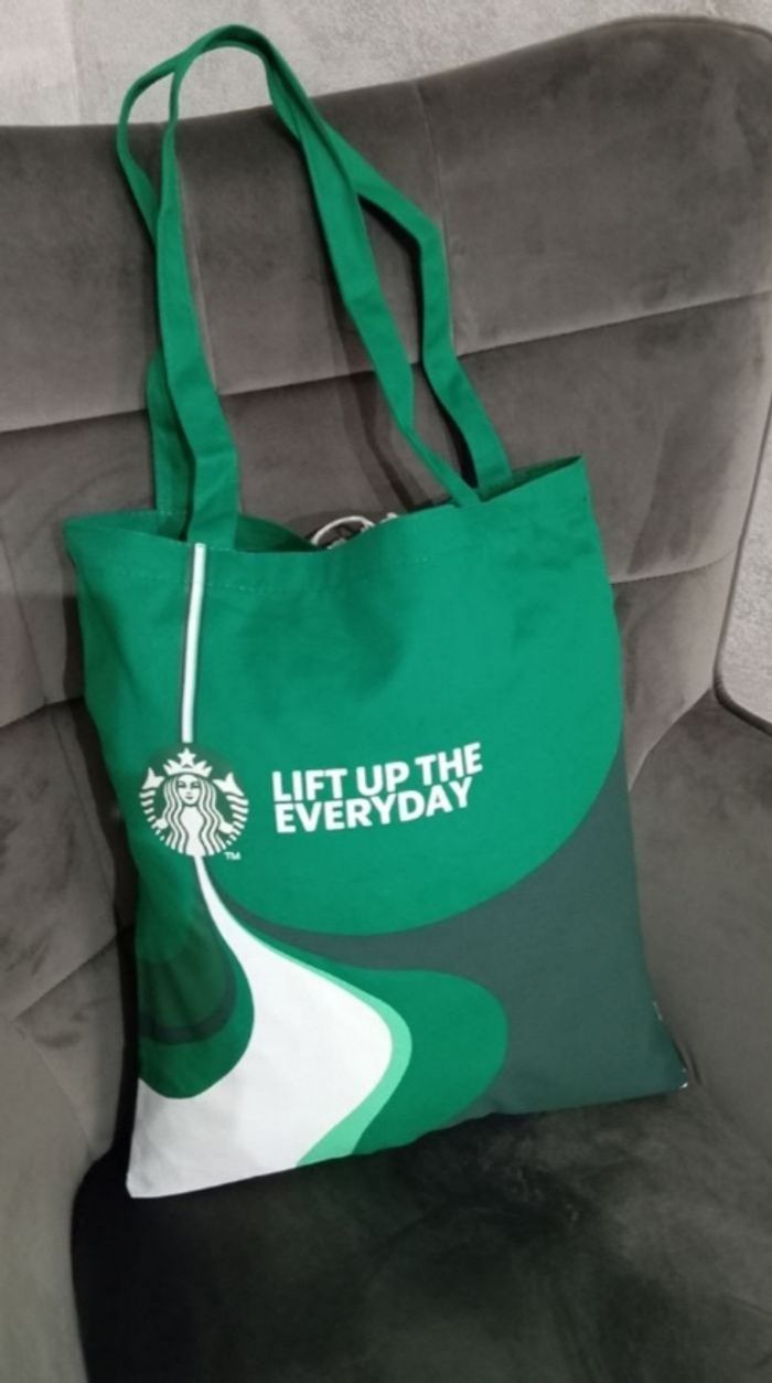 Lot de 5  tod bag  neuf Starbucks tissus épais - photo numéro 3
