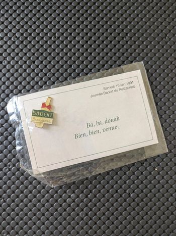 Pin's Badoit 1991