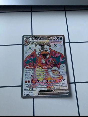 Carte Pokémon dracaufeu ex