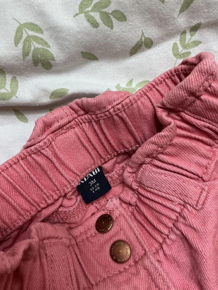 short en jean rose 3 mois kiabi - photo numéro 5