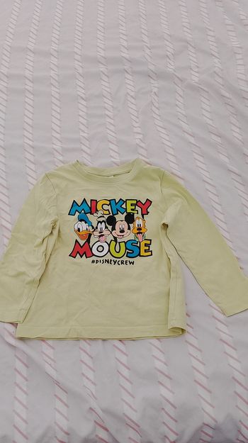 Tee-shirt manches longues garçon Mickey