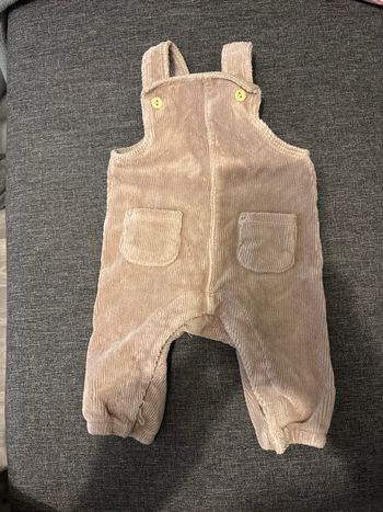 Salopette marron/beige