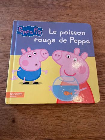 Livre cartonné Peppa Pig Le poisson rouge de Peppa