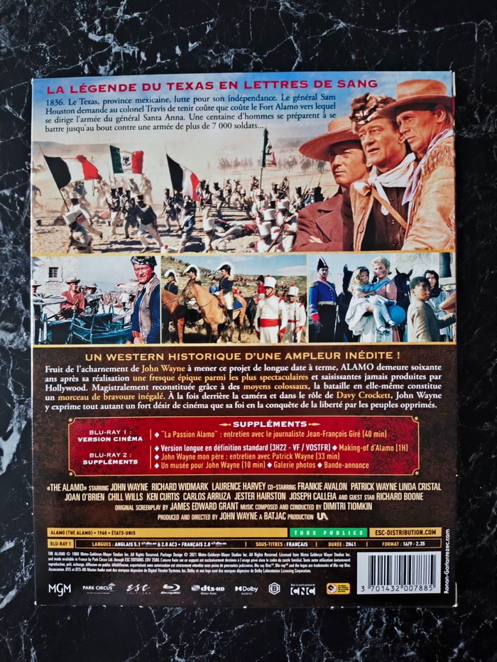Alamo en Blu-ray - photo numéro 2