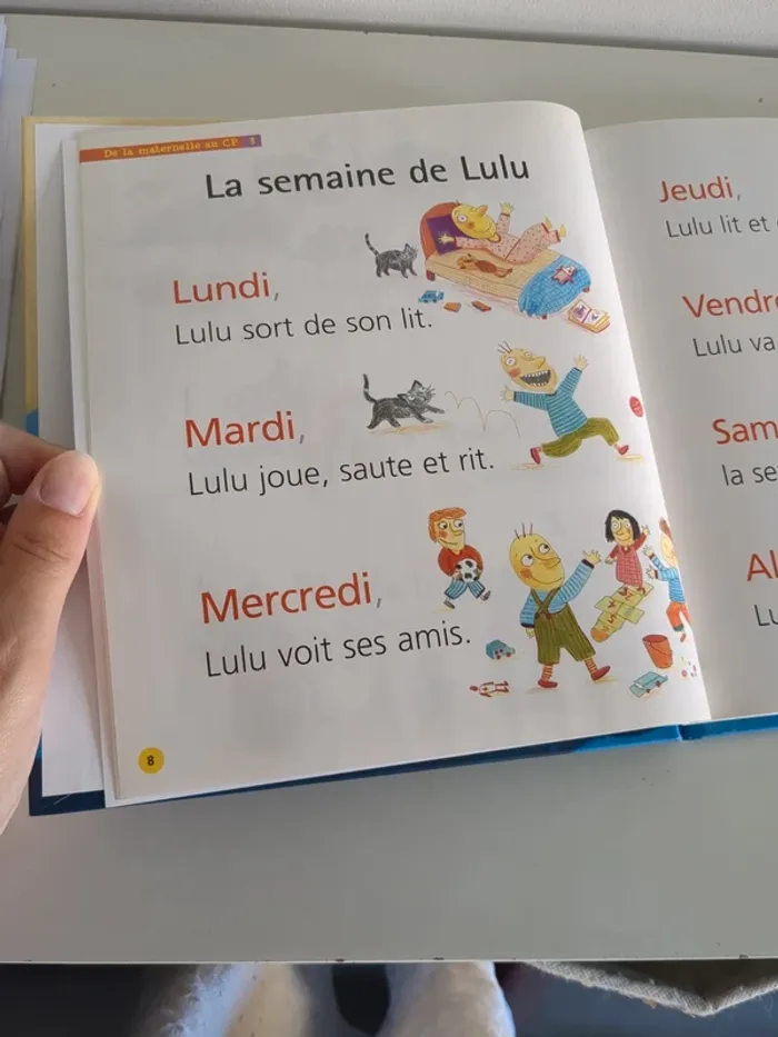 Livre de lecture CP méthode grand large - photo numéro 3