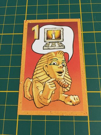 Carte trésor Machine 1 pièce détachée jeu de société Ramsès II Ravensburger #A65