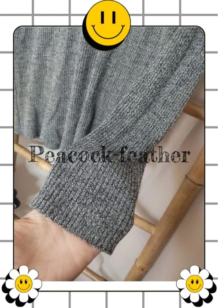 Pull fin côtelé gris pure&simple 40 - photo numéro 4