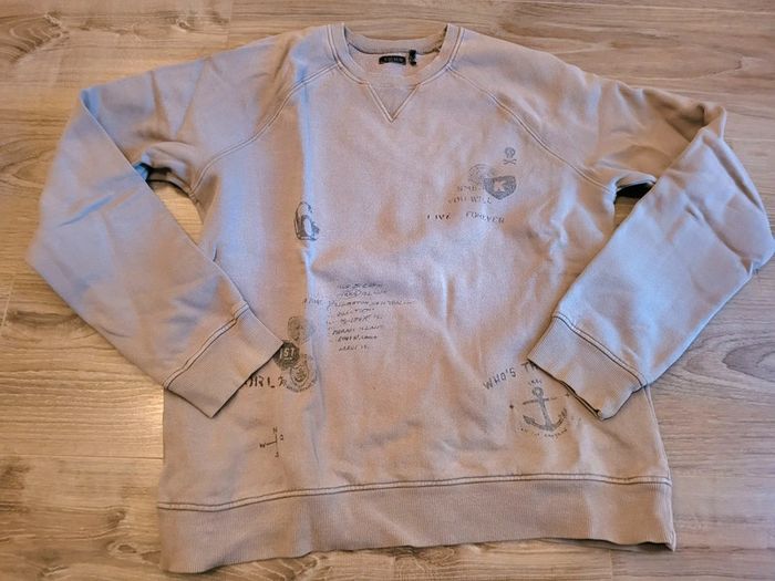 Sweat gris ML IKKS 14 ans