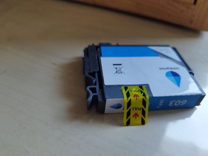 Cartouche d'encre compatible Epson bleu 603 étoile de mer