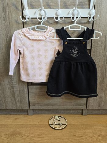 Vêtement Bébé Fille - Ensemble Robe - Disney - 12 mois / 74cm