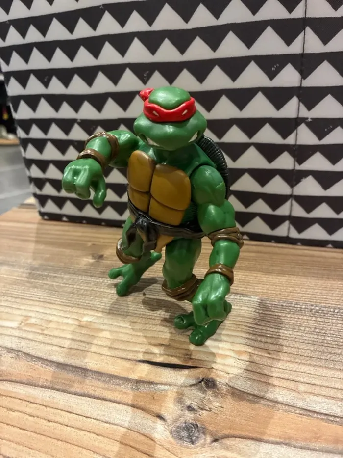 Grande figurine vintage miracles studio tortue ninja Raphaël Année 2002 Playmates toys Bon état - photo numéro 4