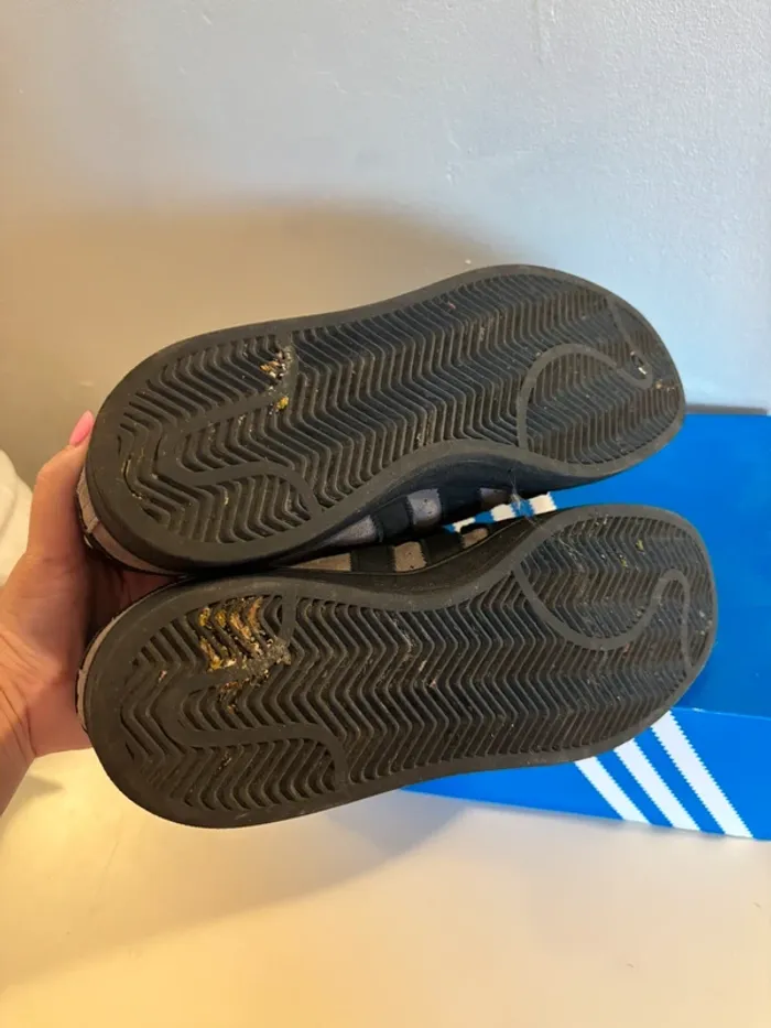 Chaussures Adidas Campus gris / noir pointure 44,5 - photo numéro 5