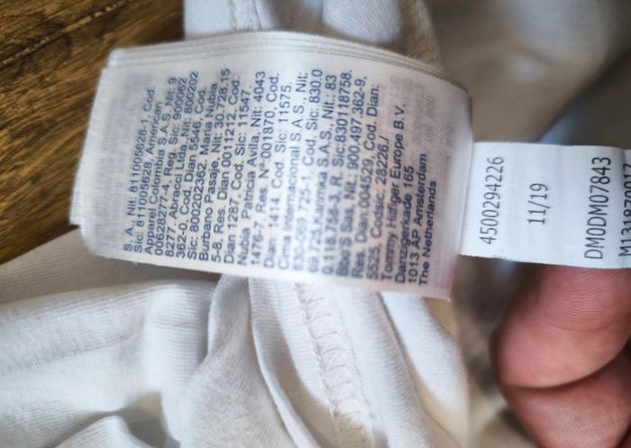 T-shirt tommy Hilfiger, blanc, très bon état, taille xxl - photo numéro 5