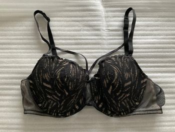 Soutien-gorge noir Rougegorge