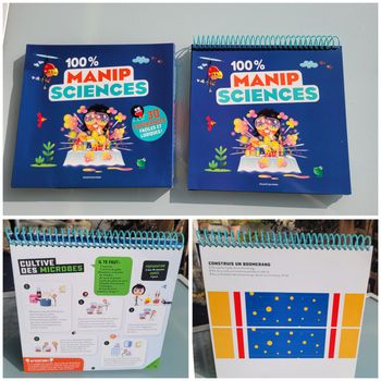 Coffret livre chevalet 🧪 100% Manip sciences 💥