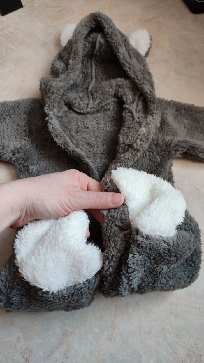 Combinaison ourson gris - photo numéro 2
