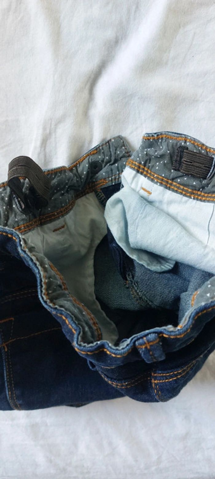 Short en jeans Kiabi taille 10 ans - photo numéro 4