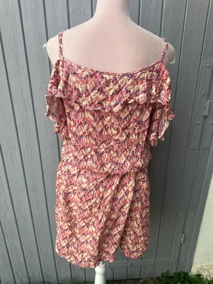 Robe d’été fines bretelles colorée doublée Bréal 44/XXL - photo numéro 4