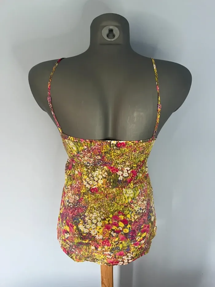 🌸 Débardeur multicolore fleuri UNDIZ – Taille M, style estival & féminin - photo numéro 5