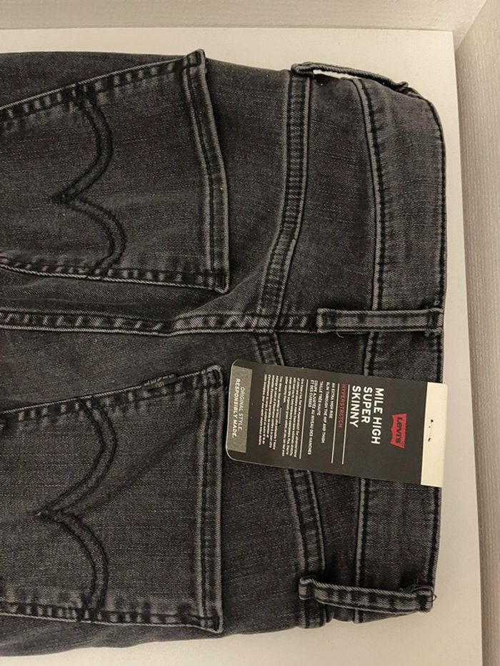 Jeans super skinny mile high Levis - photo numéro 4